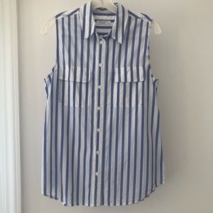 EQUIPMENT cotton stripe summer top NEW